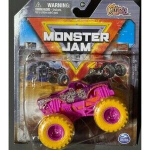 Hot Wheels Monster Jam Truck Calavera 1/64 Series 7 True Metal Yellow Tires